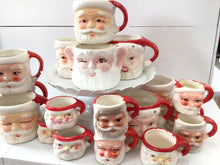 Load image into Gallery viewer, Vintage Santa Mugs