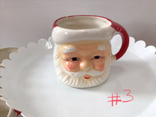 Load image into Gallery viewer, Vintage Santa Mugs