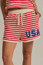 Load image into Gallery viewer, USA Striped Shorts