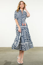 Load image into Gallery viewer, THML Blue Striped Dress
