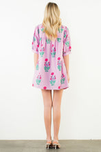 Load image into Gallery viewer, The Violet- Floral Print Mini Dress THML