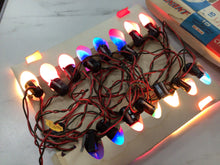 Load image into Gallery viewer, Vintage PENNANT Christmas Lights