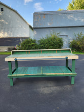 Load image into Gallery viewer, Vintage green workbench