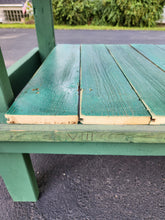 Load image into Gallery viewer, Vintage green workbench