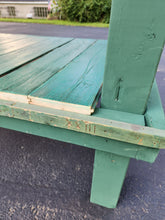 Load image into Gallery viewer, Vintage green workbench