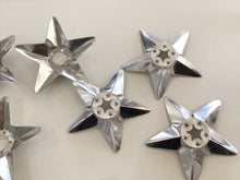 Load image into Gallery viewer, Lot of vintage Christmas star ornaments and light reflectors