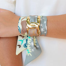 Load image into Gallery viewer, Gold Cuff Scarf Bracelet