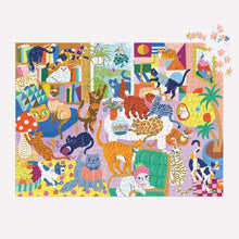 Load image into Gallery viewer, Cozy Cat Club 1000pc Puzzle