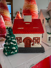 Load image into Gallery viewer, Vintage Ceramic Red Roof House