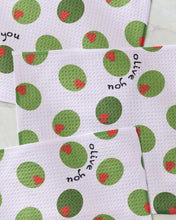 Load image into Gallery viewer, Geometry Olive You Towels