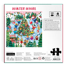 Load image into Gallery viewer, Winter Whirl 500 Piece Puzzle