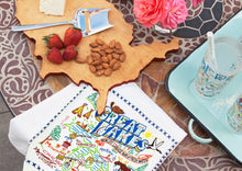 Load image into Gallery viewer, Cat Studio Tea Towel- Great Lakes/ Wisconsin/ UW Wisconsin