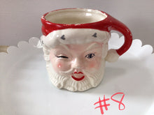 Load image into Gallery viewer, Vintage Santa Mugs
