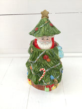 Load image into Gallery viewer, Vintage Christmas tree Greetings Musical Figurine