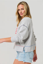 Load image into Gallery viewer, American Flag Relaxed Sweatshirt