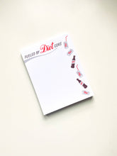 Load image into Gallery viewer, Fueled by Diet Coke notepad