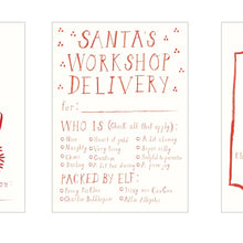 Load image into Gallery viewer, Package from Santa Holiday Gift Tags