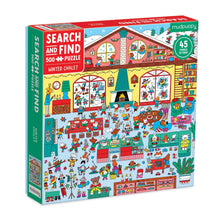 Load image into Gallery viewer, Winter Chalet Search and Find 500pc Puzzle