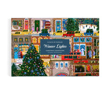 Load image into Gallery viewer, Winter Lights 12 days of Puzzles Christmas Countdown