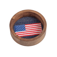Load image into Gallery viewer, MudPie Needlepoint Wine Coaster