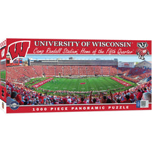 Load image into Gallery viewer, Wisconsin Badgers Panoramic UW Madison Puzzle