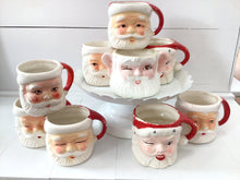 Load image into Gallery viewer, Vintage Santa Mugs