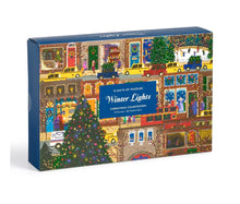 Load image into Gallery viewer, Winter Lights 12 days of Puzzles Christmas Countdown