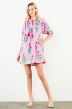 Load image into Gallery viewer, The Violet- Floral Print Mini Dress THML
