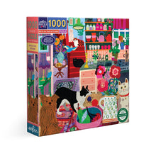 Load image into Gallery viewer, Pets in the Kitchen 1000pc Square Puzzle