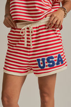 Load image into Gallery viewer, USA Striped Shorts