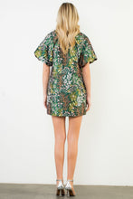Load image into Gallery viewer, The Flora- Green Botanical Dress THML