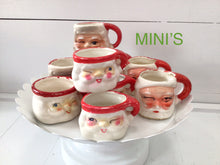 Load image into Gallery viewer, Vintage Santa Mugs