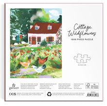 Load image into Gallery viewer, Cottage Wildflowers 1000 Piece Puzzle