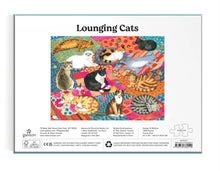 Load image into Gallery viewer, Lounging Cats 1000 Piece Puzzle