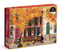 Load image into Gallery viewer, Autumn in the Neighborhood 1000 piece puzzle