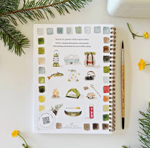Load image into Gallery viewer, Emily Lex Studio Watercolor Workbook, Paint, and Paint Brushes
