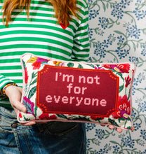 Load image into Gallery viewer, Not for Everyone Needlepoint Pillow - Furbish