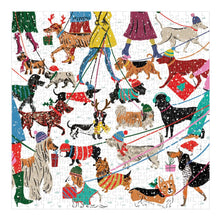 Load image into Gallery viewer, Winter Dogs 500 piece puzzle