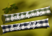 Load image into Gallery viewer, Lake House Gingham Pillow