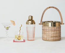 Load image into Gallery viewer, Pink & Gold 20oz Glass Shaker