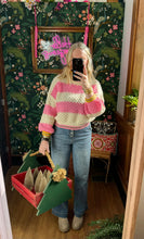 Load image into Gallery viewer, Vintage Christmas Tote with Rope