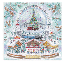 Load image into Gallery viewer, Alpine Village Snow Globe 500 Piece Puzzle