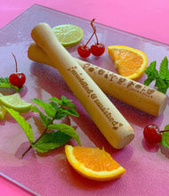 Load image into Gallery viewer, Muddled and smashed wooden muddler