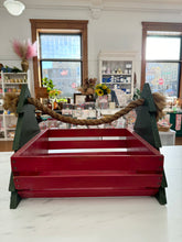 Load image into Gallery viewer, Vintage Christmas Tote with Rope