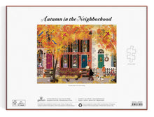 Load image into Gallery viewer, Autumn in the Neighborhood 1000 piece puzzle