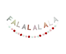Load image into Gallery viewer, Fa La La Glitter Banner Set