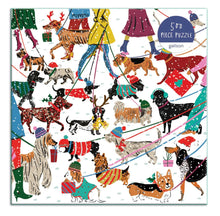 Load image into Gallery viewer, Winter Dogs 500 piece puzzle