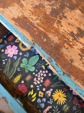 Load image into Gallery viewer, Vintage Chippy Aqua Table