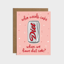 Load image into Gallery viewer, Diet Coke Sticker Card