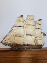 Load image into Gallery viewer, Vintage Syroco Plastic Ship Wall Decor